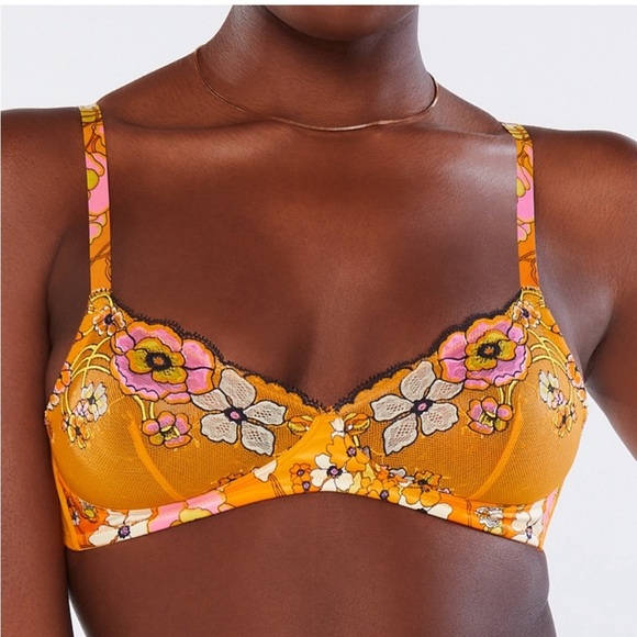 Savage X Fenty -Mod poppy Lace Bralette - Picture 1 of 12